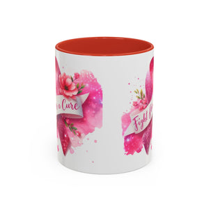 Inspirational Breast Cancer Awareness Coffee Mug - Fight for a Cure, Support Cancer Survivors, Gifts for Her, Pink Ribbon Design, [...]