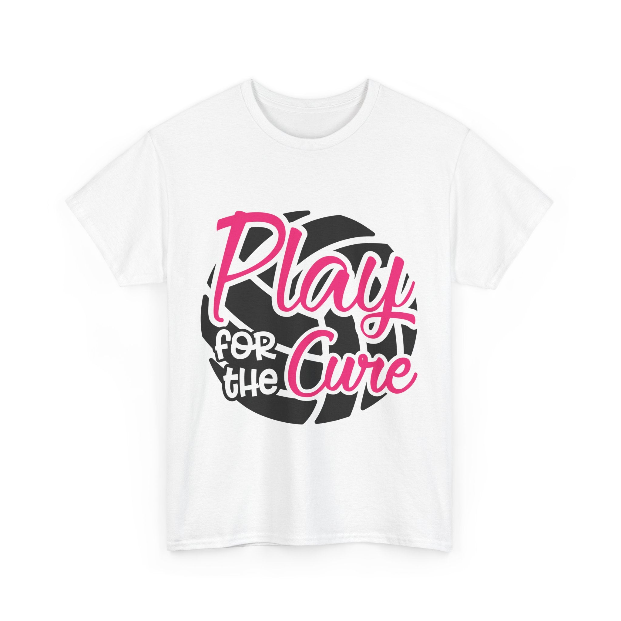 Unisex Motivational Sports Tee - "Play for the Cure" - Ideal for Team Events, Charity Runs, Sports Fans, Fitness Gifts, Casual Wear, [...]