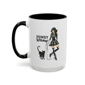 Spooky Cat Coffee Mug, Halloween Gifts, Witchy Home Decor, Black Cat Mug, Cozy Drinkware, Magical Kitchen Accessories