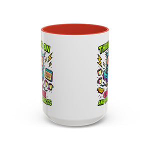 Thriving on Caffeine Mug | Funny Owl Coffee Cup | Gift for Coffee Lovers | Cute Kitchen Decor | Birthday, Holiday Gift