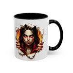 Gothic Horror Coffee Mug | Spooky Cafe Cup | Halloween Gift | Unique Art Drinkware | Horror Fan Accessory, Witchy Home Decor