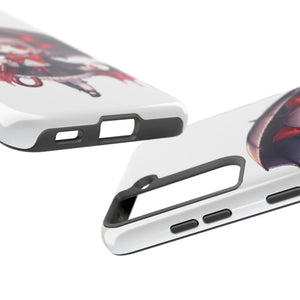 vampire girl horror art Tough Phone Cases