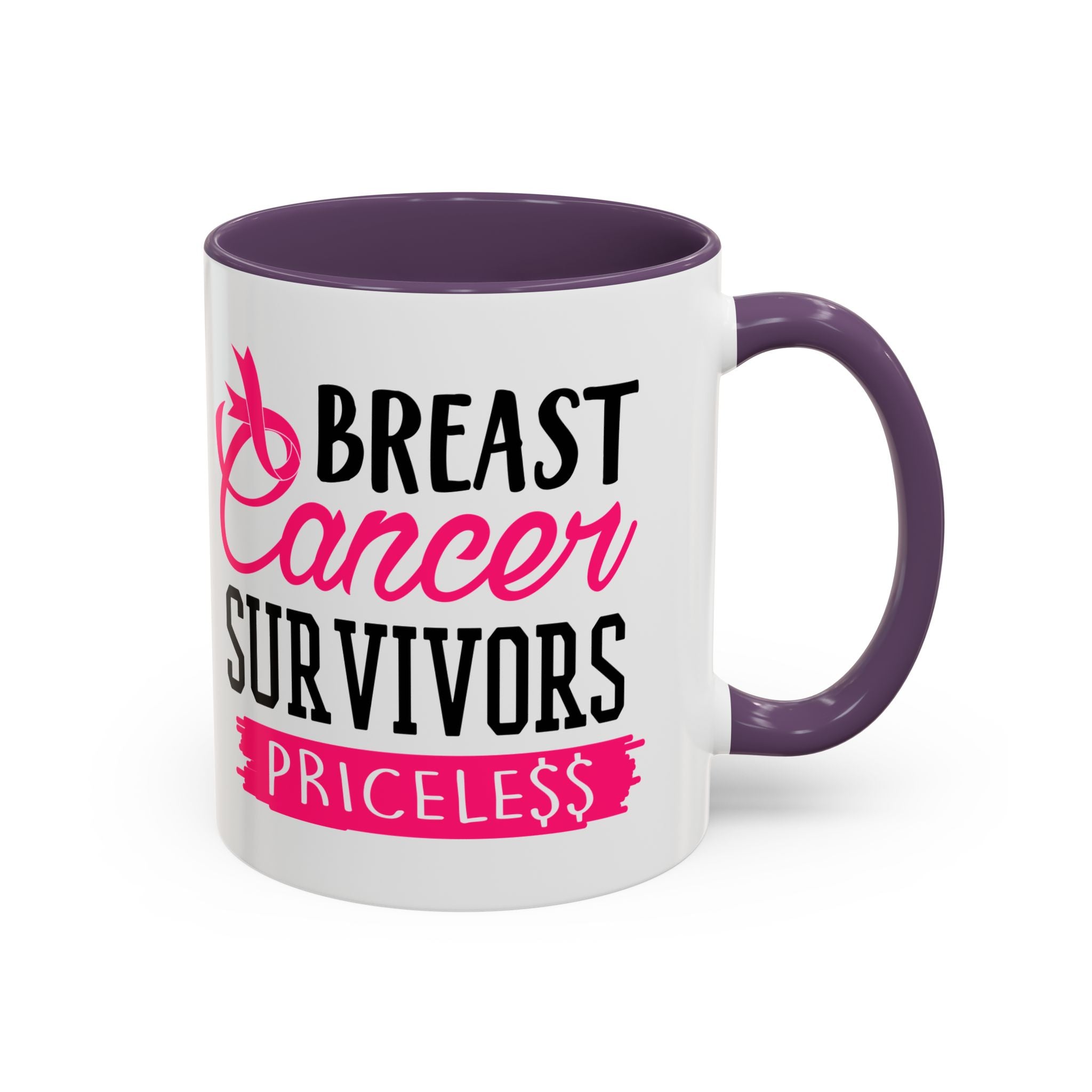 Breast Cancer Survivors Coffee Mug, Inspirational Cancer Gift, Supportive Awareness Mug, Gift for Survivors, Encouraging Morning Coffee