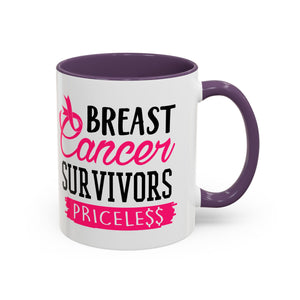 Breast Cancer Survivors Coffee Mug, Inspirational Cancer Gift, Supportive Awareness Mug, Gift for Survivors, Encouraging Morning Coffee