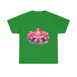 Breast Cancer Awareness Tee, Warrior T-shirt for Women, Inspirational Gift, Supportive Apparel, Pink Ribbon Shirt, Unisex Cotton Top