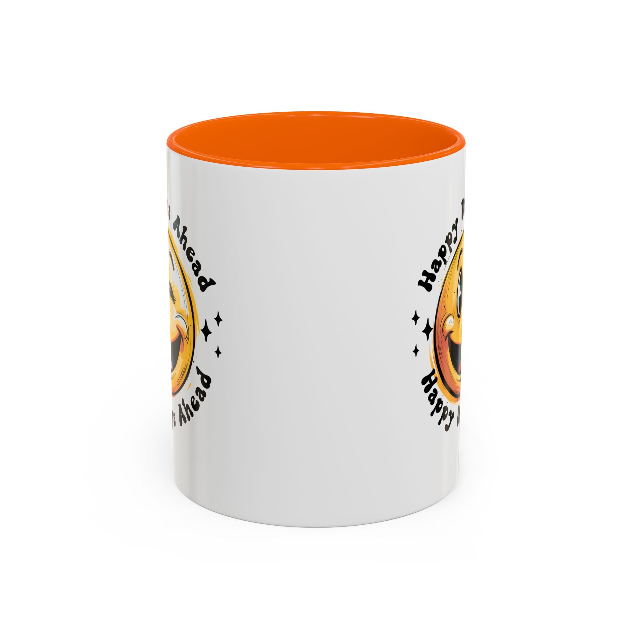 Happy Days Ahead Coffee Mug - Smiley Face Design - 11oz & 15oz