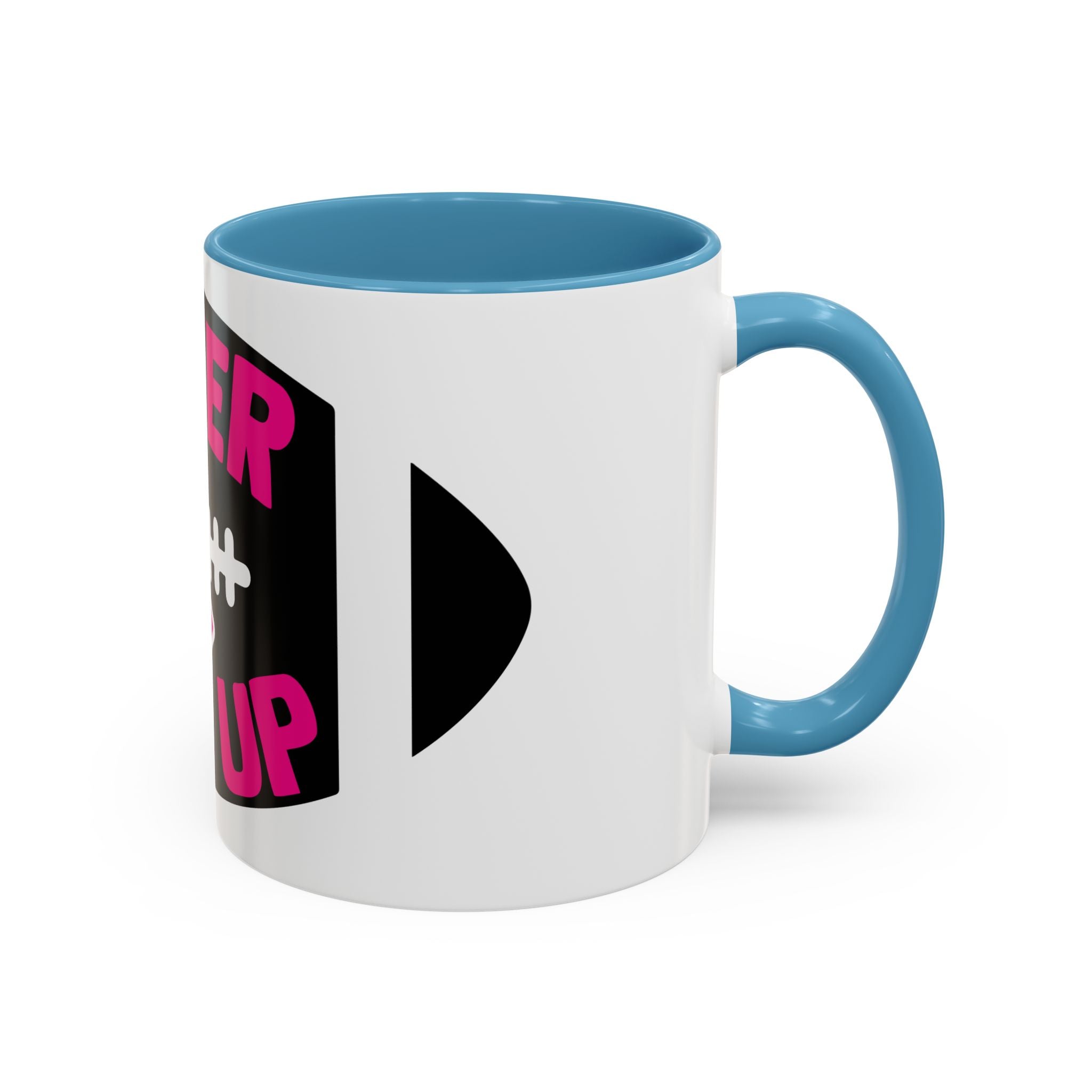 Inspirational Breast Cancer Awareness Coffee Mug - Never Give Up, Motivational Gift, Supportive Keepsake, Home or Office Decor