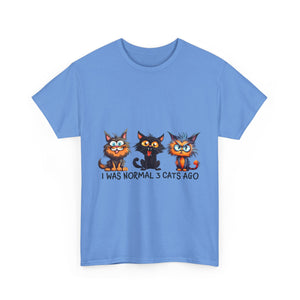 Funny Cat Lovers Tee - I Was Normal 3 Cats Ago, Unisex Shirt for Pet Owners, Cat Mom Gift, Cute Animal Tee, Cat-Themed Humor, Birthday [...]