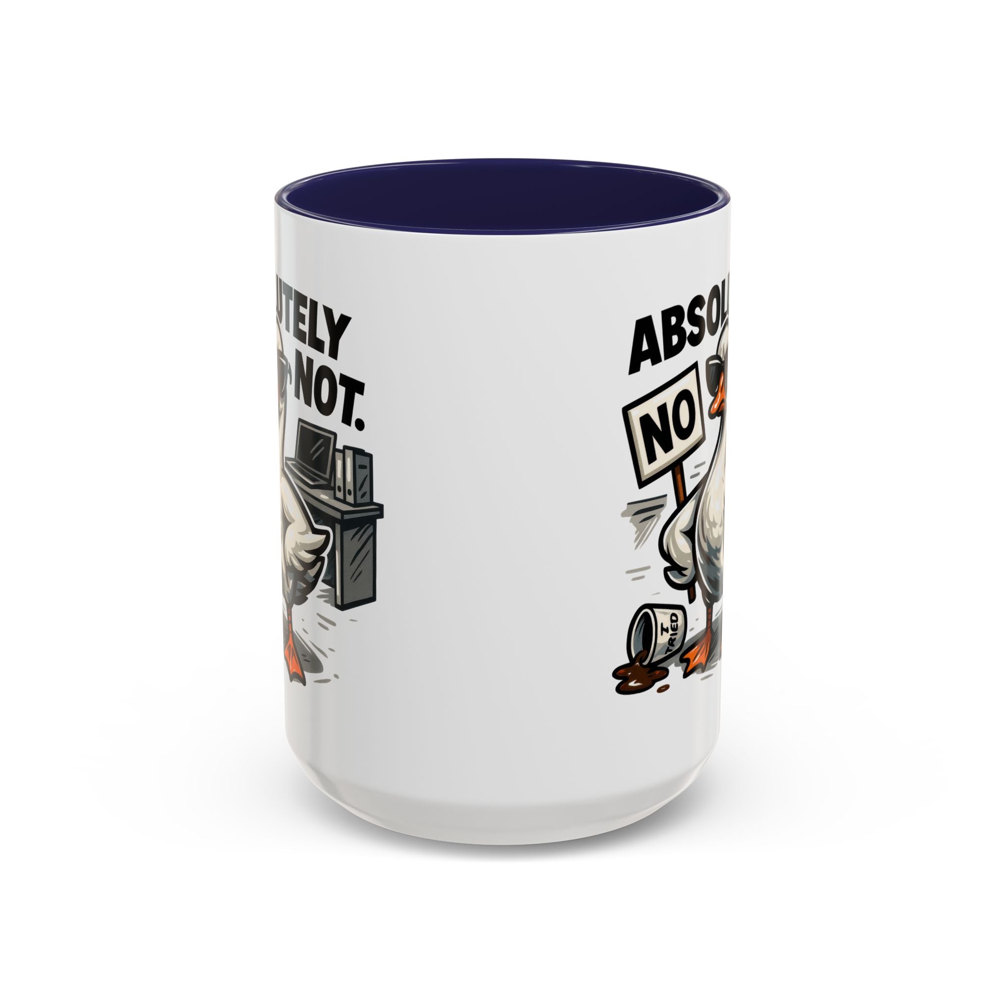 Sassy Coffee Mug, Humorous Gift for Geese Lovers, Fun Office Desk Decor, Funny Animal Cup, Quirky Kitchenware