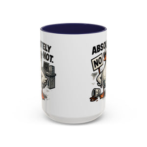 Sassy Coffee Mug, Humorous Gift for Geese Lovers, Fun Office Desk Decor, Funny Animal Cup, Quirky Kitchenware
