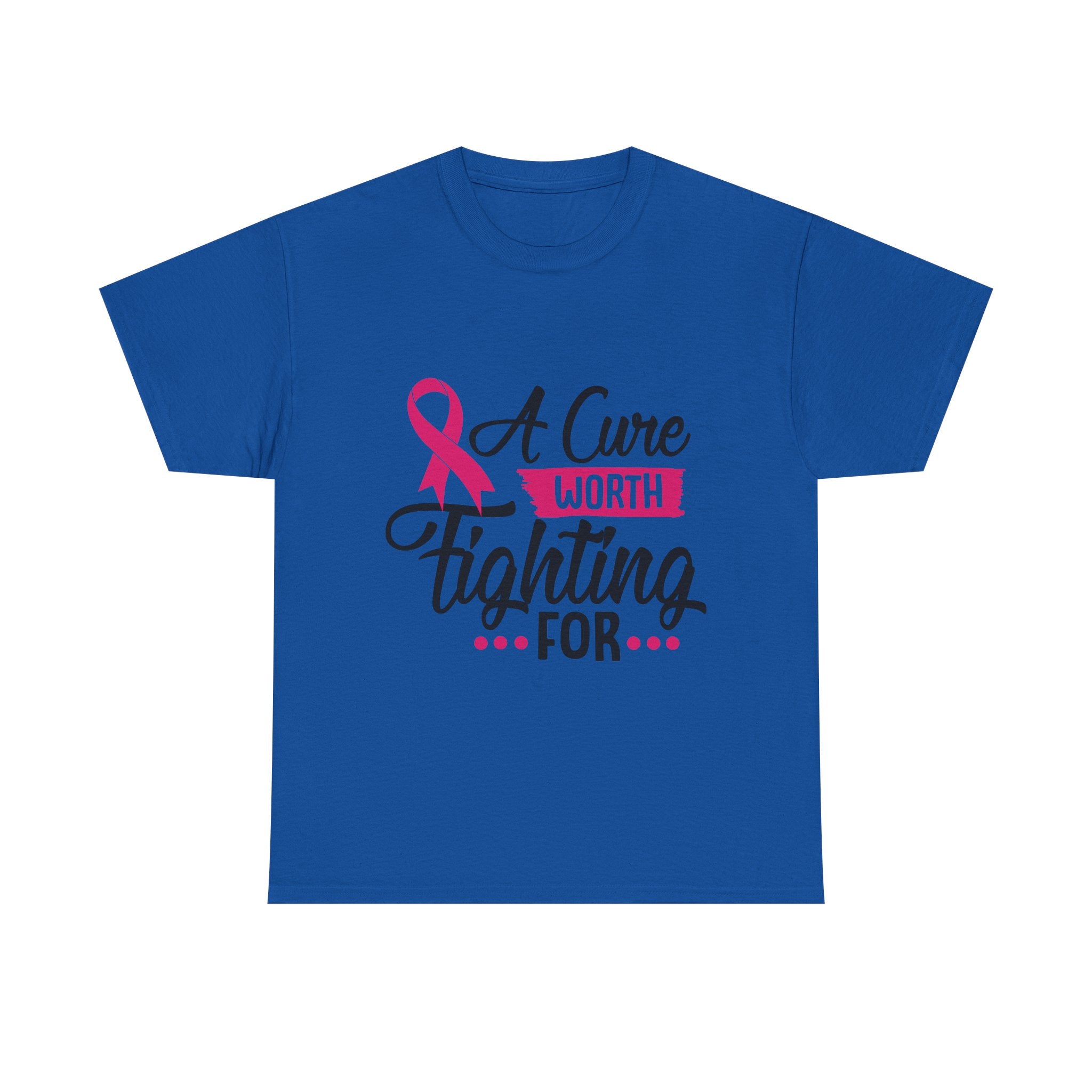 Breast Cancer Awareness Tee, A Cure Worth Fighting For Shirt, Unisex Support T-Shirt, Gift for Hope and Strength, Fundraising Apparel