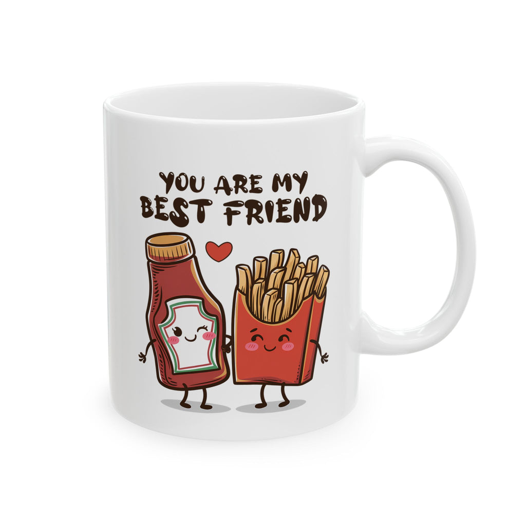Best Friend  coffee Mug - Funny Gift, Coffee Cup for Friends, Birthday Present, Valentine’s Day, Friendship Gift