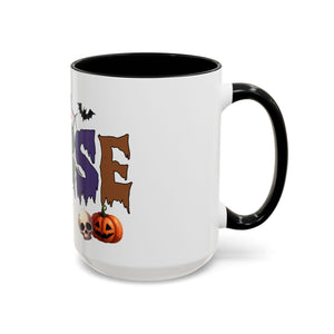 halloween nurse Accent Coffee Mug (11, 15oz) spooky