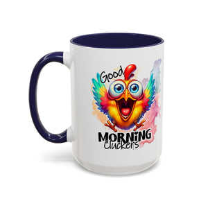 good Morning Mug with Cheerful Rooster Design - Perfect for Coffee Lovers, Gifting, Morning Routine, Kitchen Decor, Bird Enthusiasts