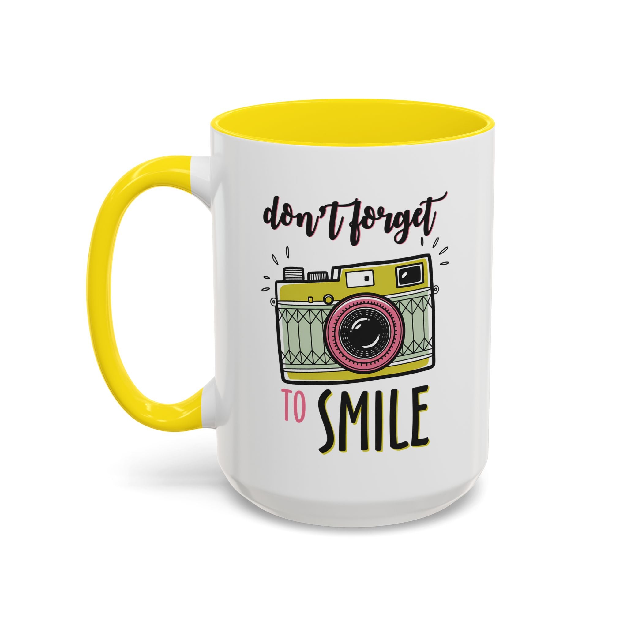 Inspirational Coffee Mug - 'Don't Forget to Smile' mental health