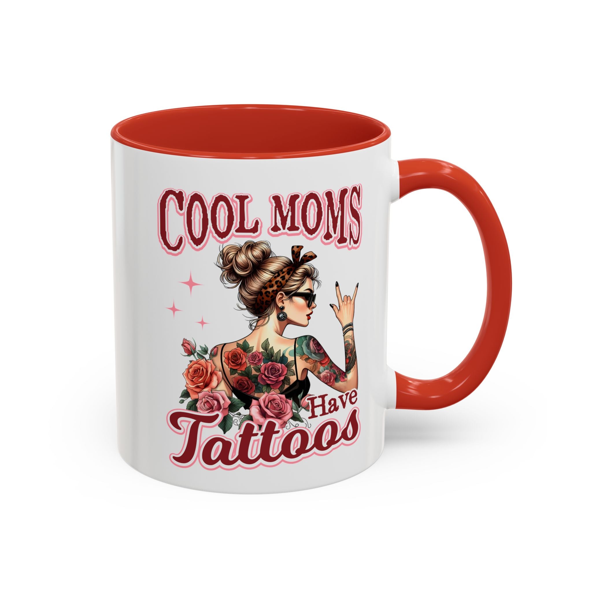Cool Moms Have Tattoos Coffee Mug — Accent 11/15oz