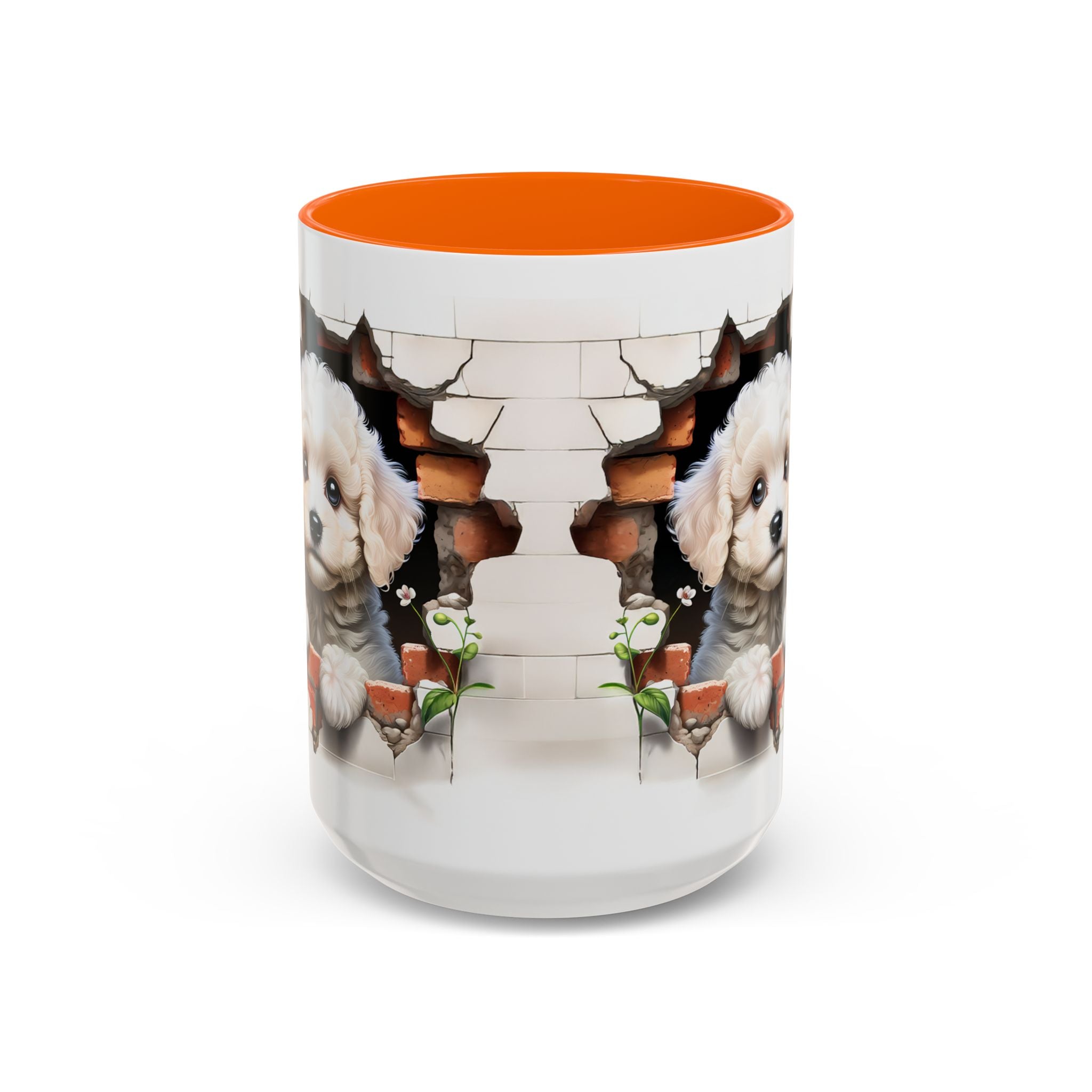 Cute Puppy Accent Coffee Mug - Adorable Dog Lover Gift, Pet-Themed Mug, Home Decor, Ideal for Gifts, Animal Enthusiast
