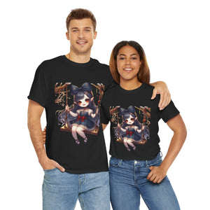 vampire girl on a swing horror Unisex Heavy Cotton Tee men women halloween #23