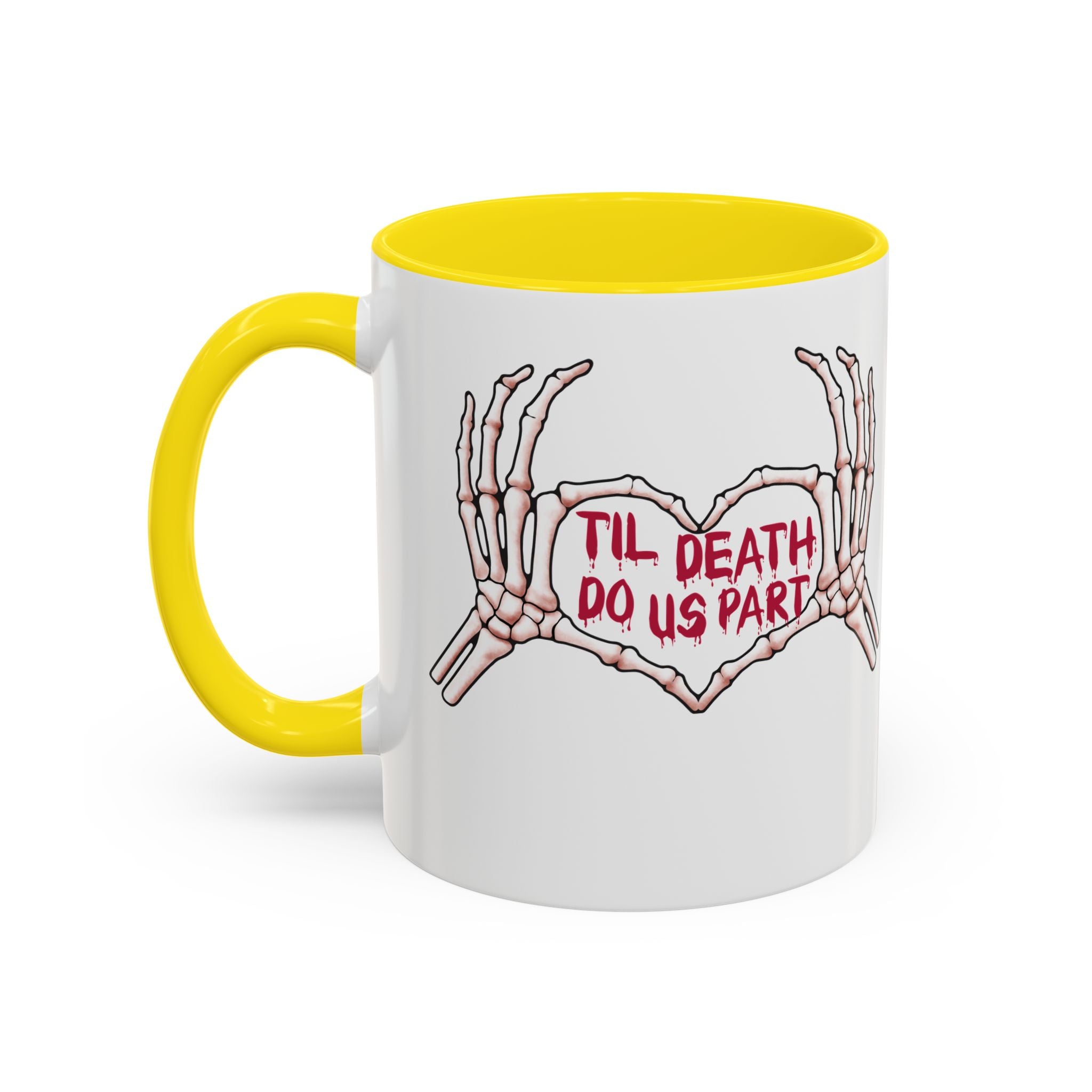 Til Death Do Us Part Skeleton Hands Coffee Mug