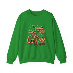 Coffee Mood Crewneck Sweatshirt - Cozy Gift for Coffee Lovers, Perfect for Birthdays, Holidays, Casual Days, Comfortable Wear