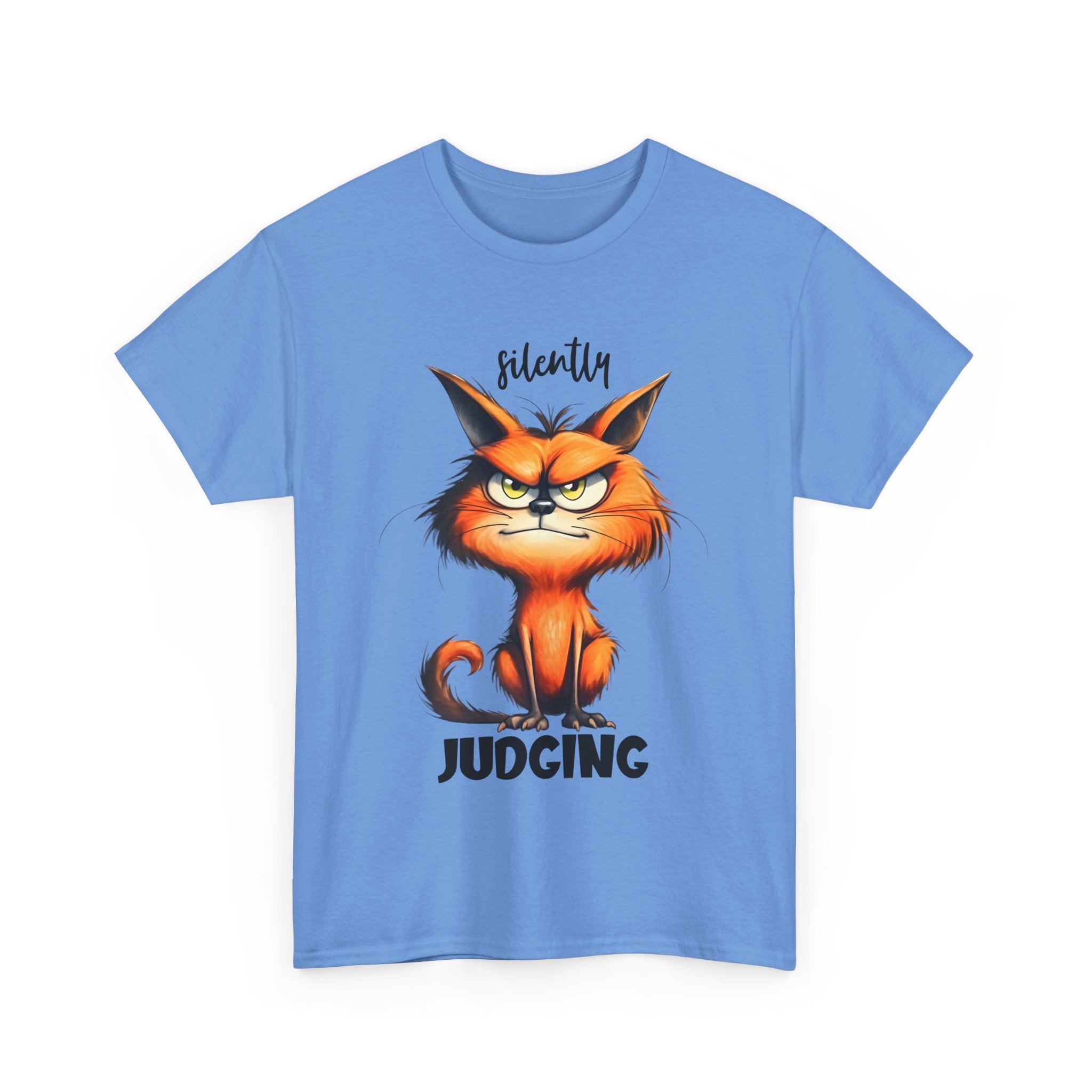 Unisex Cat Judgment Tee, Funny Cat Shirt, Gift for Cat Lovers, Pet Humor Tee, Cute Cat Graphic Tee, Animal T-Shirt