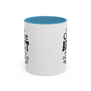 Coffee Addict Mug, Funny Coffee Lover Gift, Black Accent Mug, Warm Beverage Cup, Office Humor Drinkware
