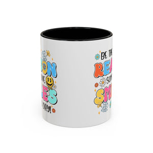Colorful Inspirational Coffee Mug – Be the Reason Some One Smiles!