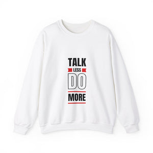 Talk less do more Unisex Heavy Blend™ Crewneck Sweatshirt personalized products