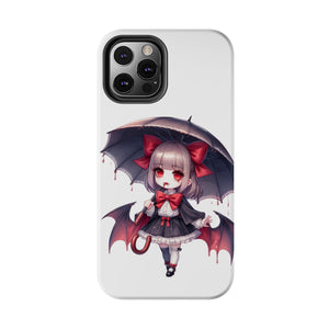 vampire girl horror art Tough Phone Cases