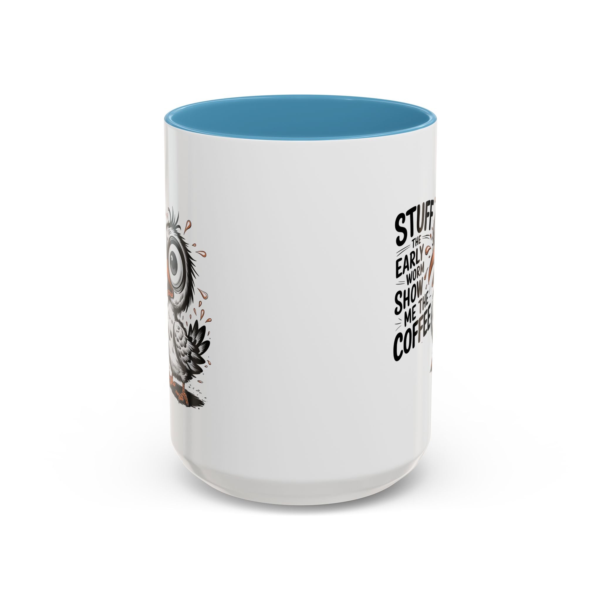 Quirky Coffee Mug with Owl Design | Gift for Coffee Lovers, Unique Office Mug, Fun Morning Coffee Cup, Bird-Themed Mug, Early Bird Gift