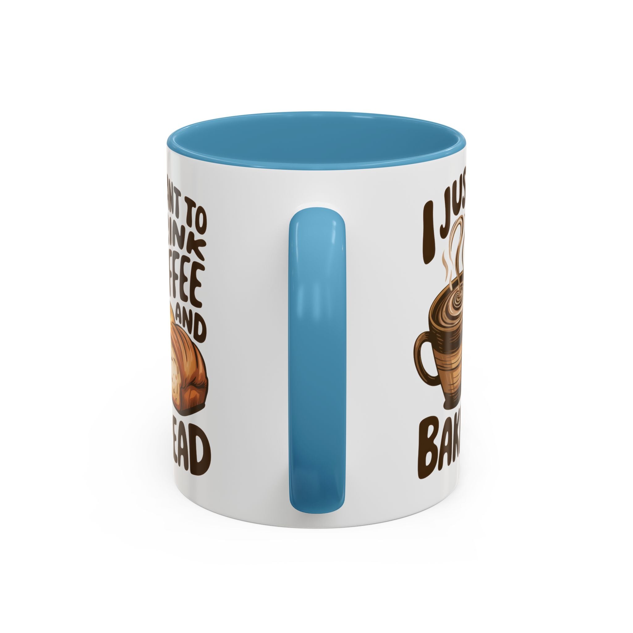 Cute Coffee & Bread Mug - Ideal for Baking Enthusiasts kitchen fun cozy