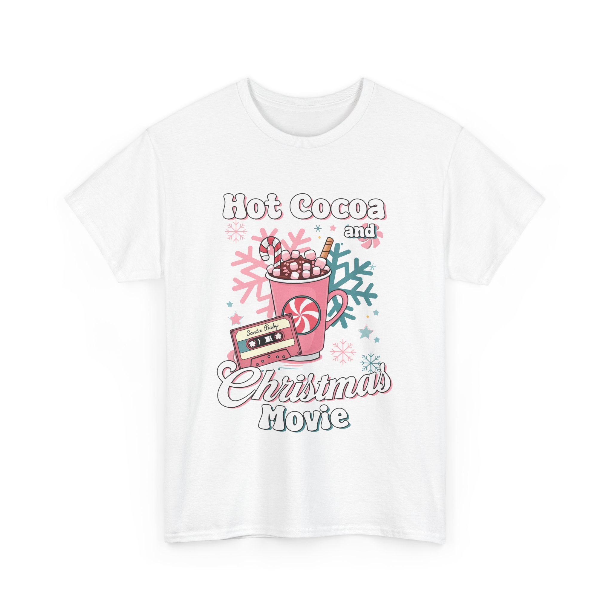 hot cocoa and christmas movie Unisex Heavy Cotton Tee