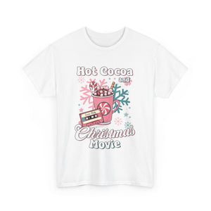 hot cocoa and christmas movie Unisex Heavy Cotton Tee