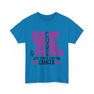 Inspirational Cancer Awareness Tee, Unisex Cotton Shirt, Supportive Tee, Gift for Survivors, Breast Cancer Awareness, Strength and [...]