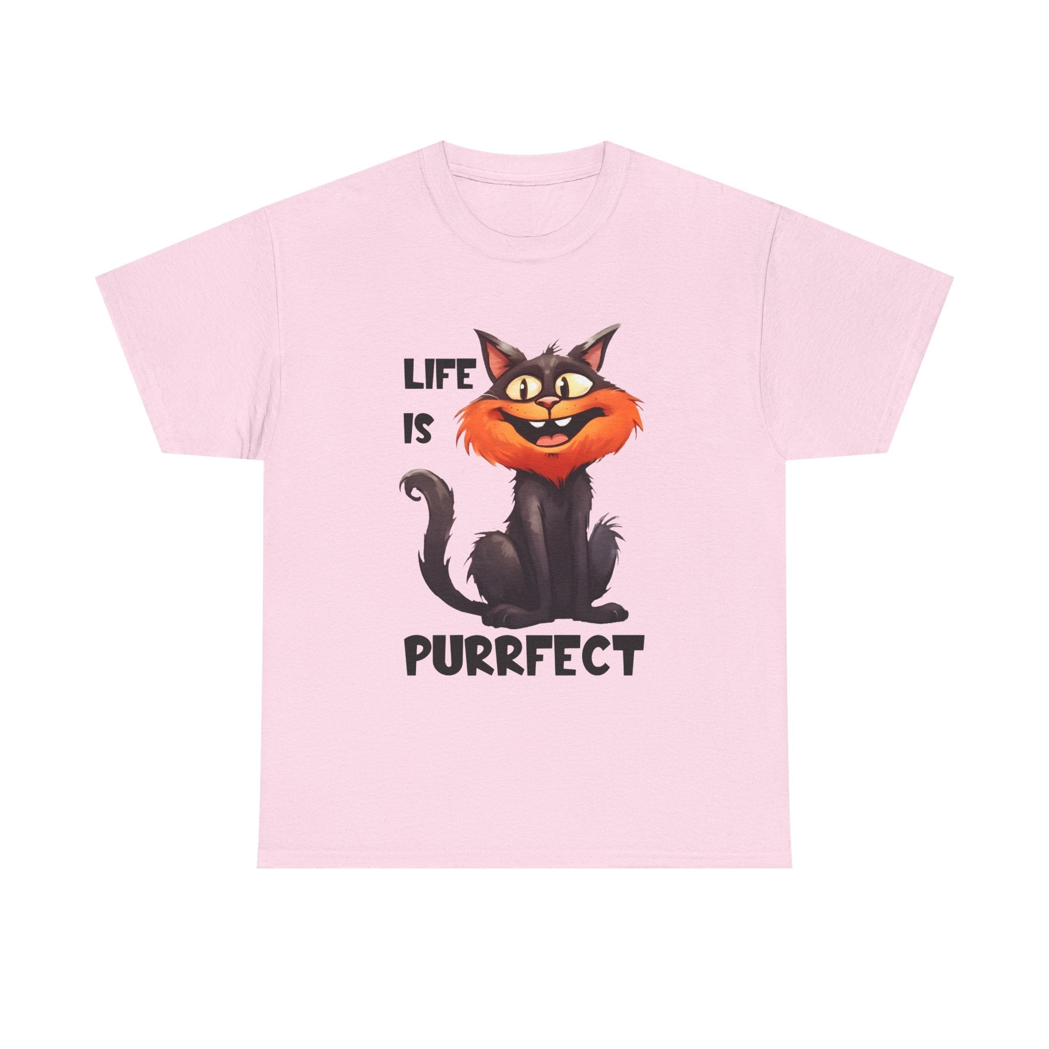 Purrfect Cat Tee, Cute Cat Lover Shirt, Fun Unisex Cotton Top, Gifts for Cat Owners, Funny Pet T-Shirt, Birthday Gift Idea