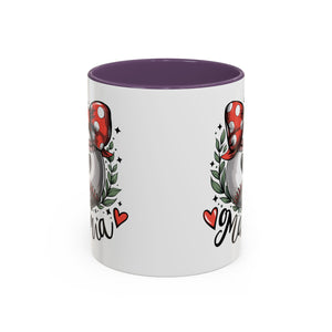 Mama's Accent Coffee Mug | Baseball & Heart Design | Gift for Mom, Mother's Day, Birthday, Coffee Lovers, Baseball Fans