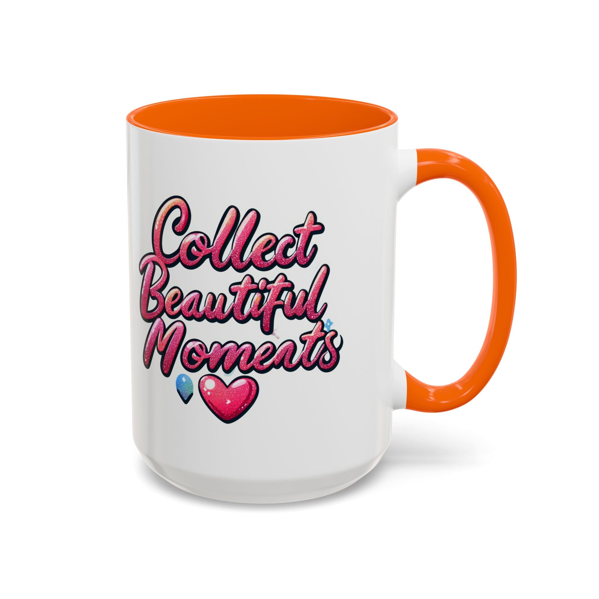 Collect Beautiful Moments Coffee Mug - 11oz & 15oz positive vibe love heart cup