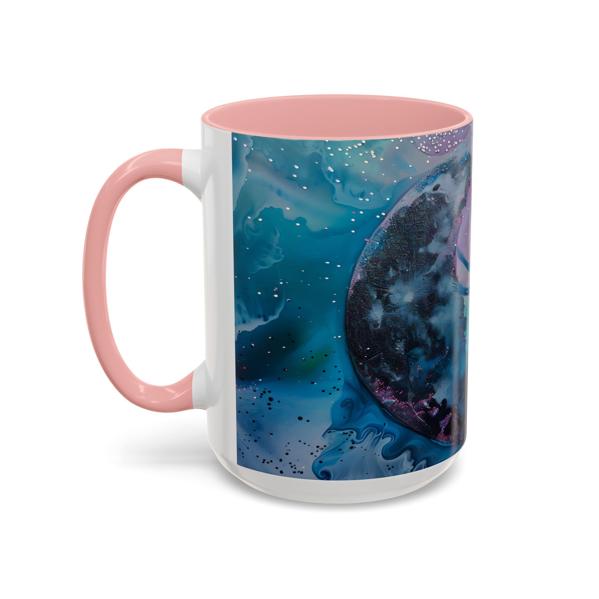 Enchanted Fairy Accent Coffee Mug — Magical Night Sky Illustration (11/15oz) fantasy