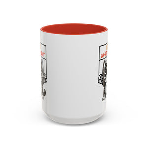 I do what I want funny cat Accent Coffee Mug (11, 15oz)