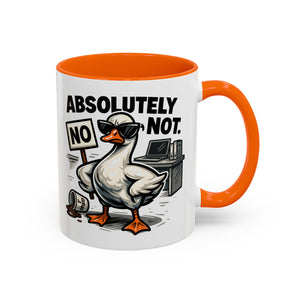 Sassy Coffee Mug, Humorous Gift for Geese Lovers, Fun Office Desk Decor, Funny Animal Cup, Quirky Kitchenware
