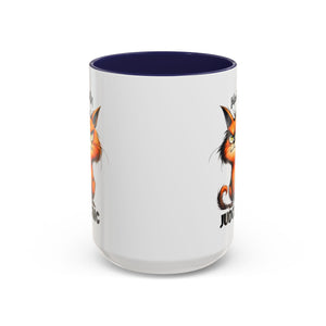 sarcasm attitude  Cat Coffee Mug - Just Judging - Perfect Gift for Cat Lovers, Pet Owners, Birthdays,  Funny Mug