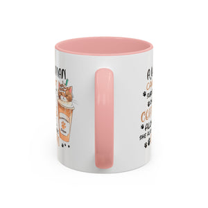 Cat Lover Coffee Mug - "A Woman Cannot Survive on Coffee Alone..."