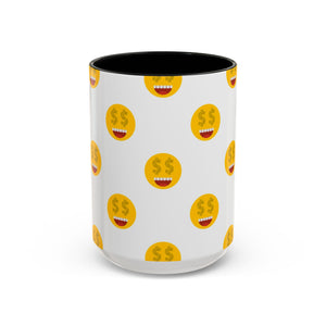 Smiles and dollars Accent Coffee Mug (11, 15oz)