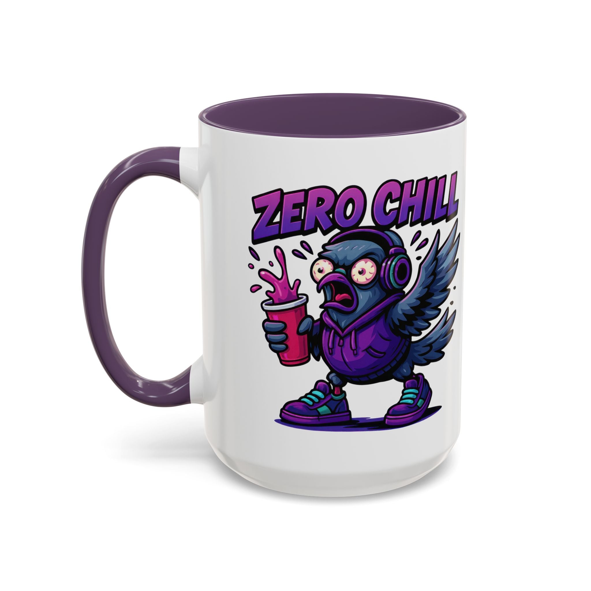 Zero Chill Accent Coffee Mug - Fun Ceramic Cup for Coffee Lovers, Unique Gift for Friends, Quirky Drinkware, Perfect for Birthdays, [...]