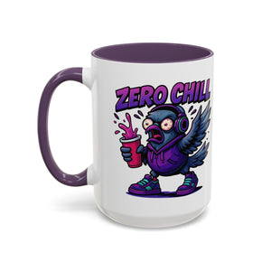 Zero Chill Accent Coffee Mug - Fun Ceramic Cup for Coffee Lovers, Unique Gift for Friends, Quirky Drinkware, Perfect for Birthdays, [...]