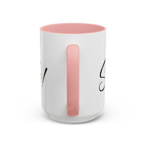 Inspirational Accent Coffee Mug - "You Make Me Smile!" - Perfect Gift for Friends & Family