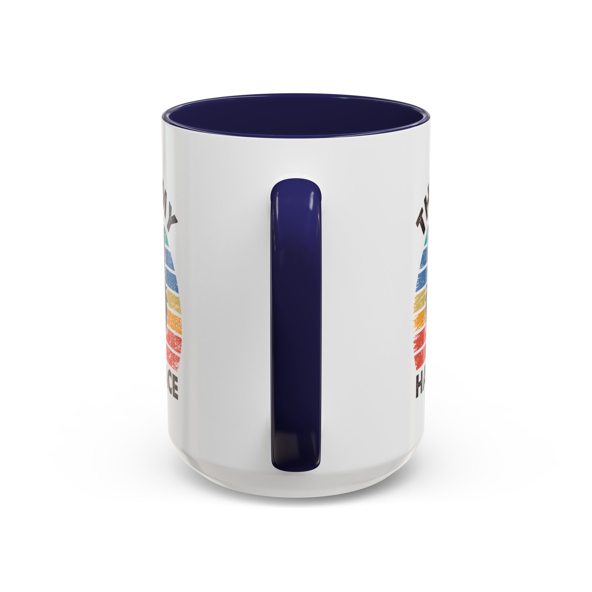 grumpy cat this is my happy face Accent Coffee Mug (11, 15oz) by the x m world