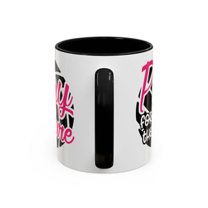 Volleyball  Coffee Mug, Play for the Cure Cup, Sports Gift , Athletes, Cancer Awareness, Inspirational Mug