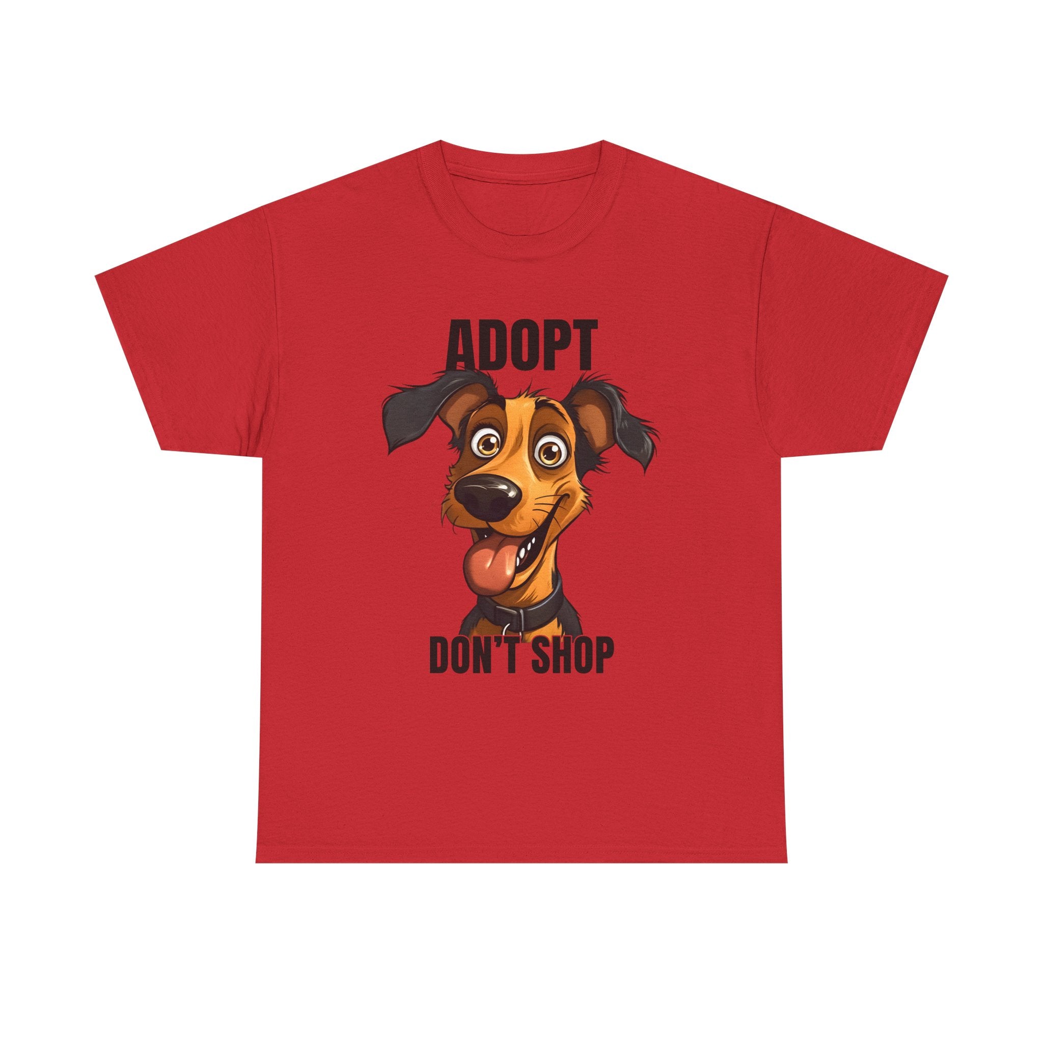 Funny Dog Adoption Tee, Unisex Tee, Pet Lover Gift, Animal Rescue Shirt, Dog Lover Apparel, Adopt Don't Shop Tee