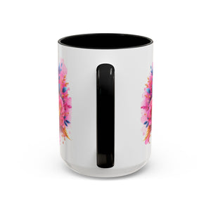 Inspirational Warrior Coffee Mug - Floral Design, Encouragement Gift, Cancer Awareness, Motivational Cup, Supportive Drinkware